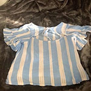 I’m selling a blue and white blouse from BP.